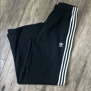 Adidas loose wide leg terry sweatpants